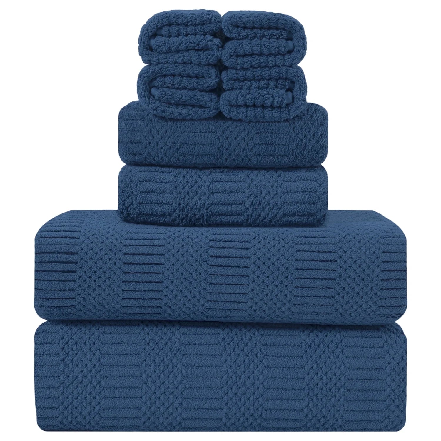 Bathroom Towel Set Dark Gray 4-Piece 700GSM Ultra Microfiber Bath Towel Set for Adult, Child and Senior
