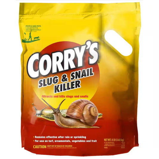 8 Lb. 40,000 Sq. Ft. Slug and Snail Killer for Plants and Gardens