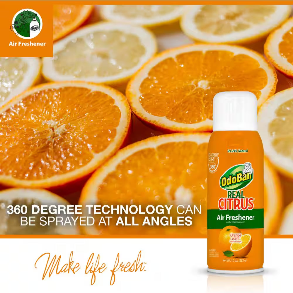 Orange Real Citrus Air Freshener Spray 10 Oz. (2 Pack)