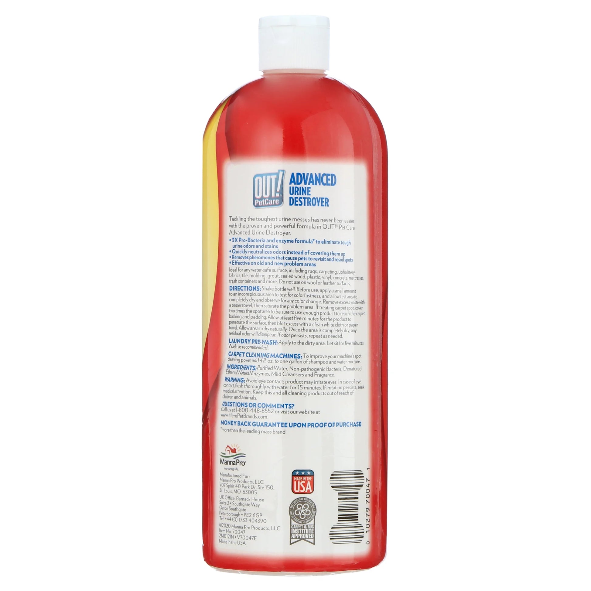 Multi-Surface Pet Urine Carpet Stain & Odor Remover - 32Oz.