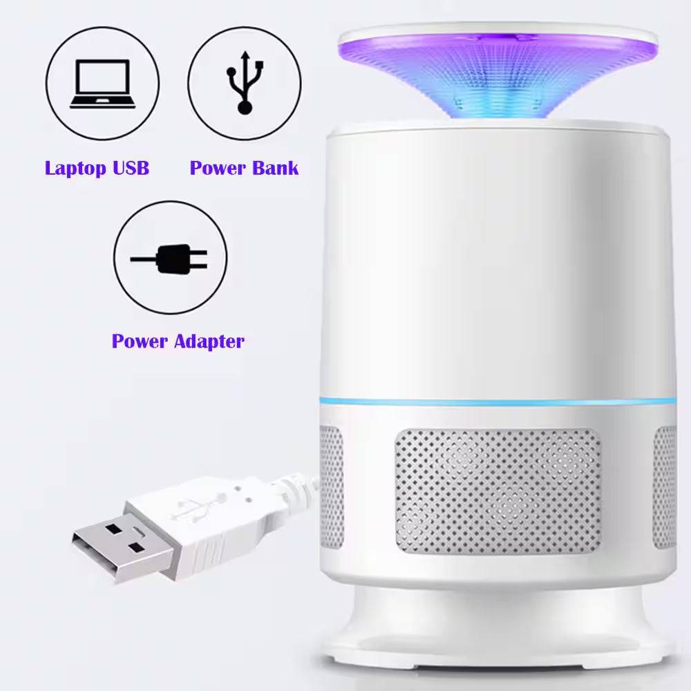 Indoor/Outdoor 1800-Volt Mosquito Killer Lawn Insect Control Trap with LED Trap Pest Control Lamp Fly Bug Insect Zapper