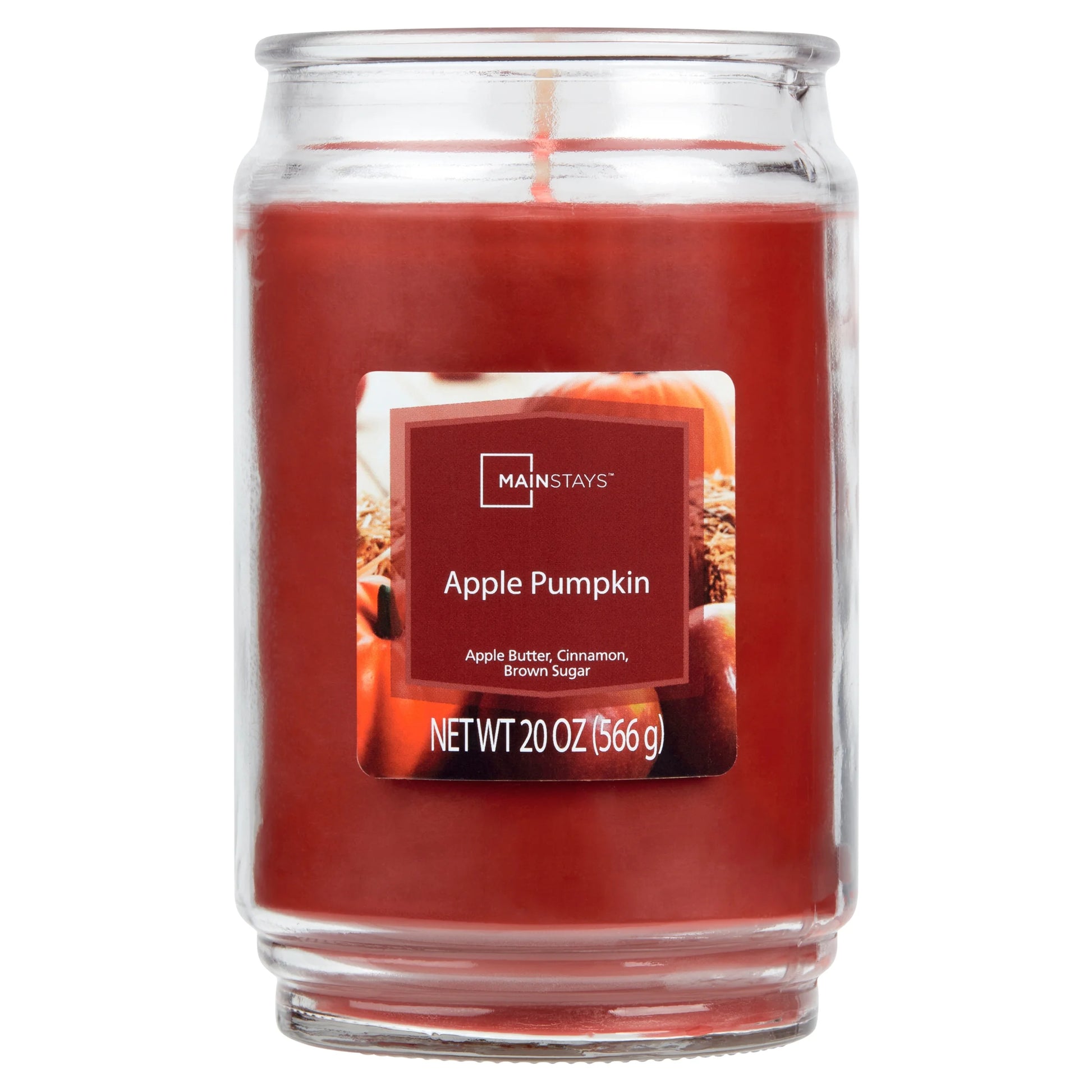 Apple Pumpkin Scented Single Wick Candle, 20 Oz.
