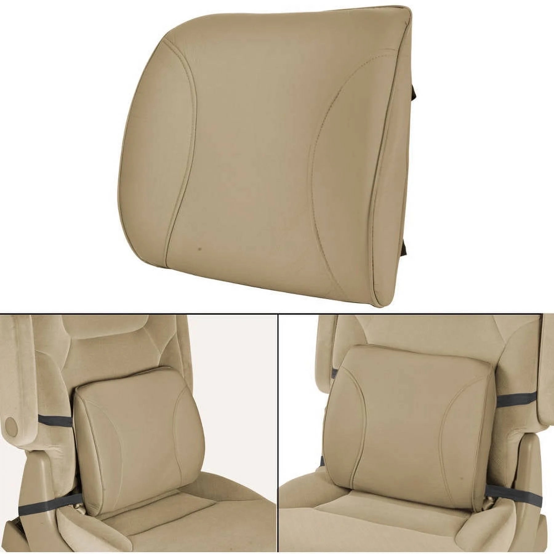 BS-300-BG Lumbar Back Support, Portable Orthopedic Back Support Memory Foam