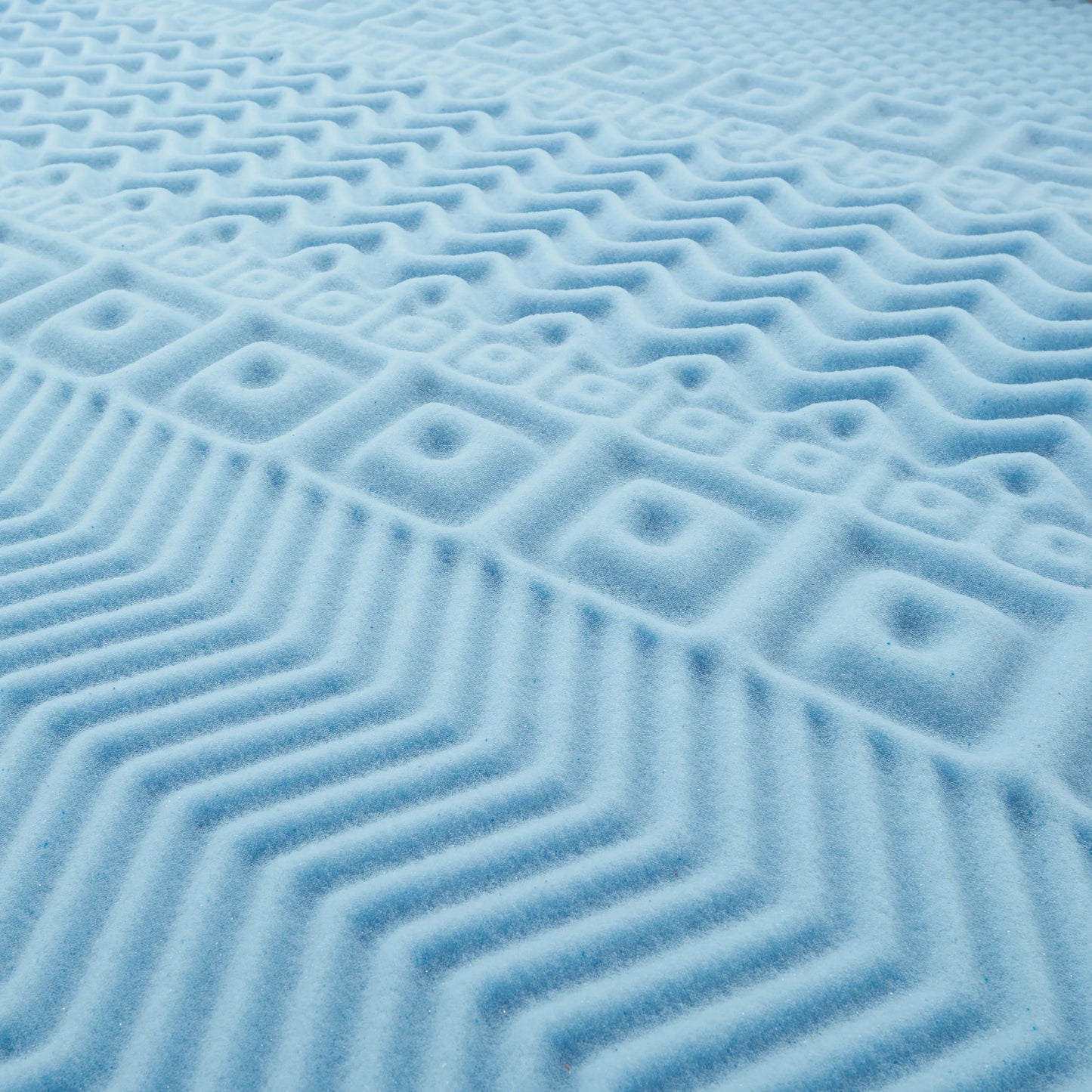 1.5” 7-Zone Reversible Memory Foam Mattress Topper, Queen