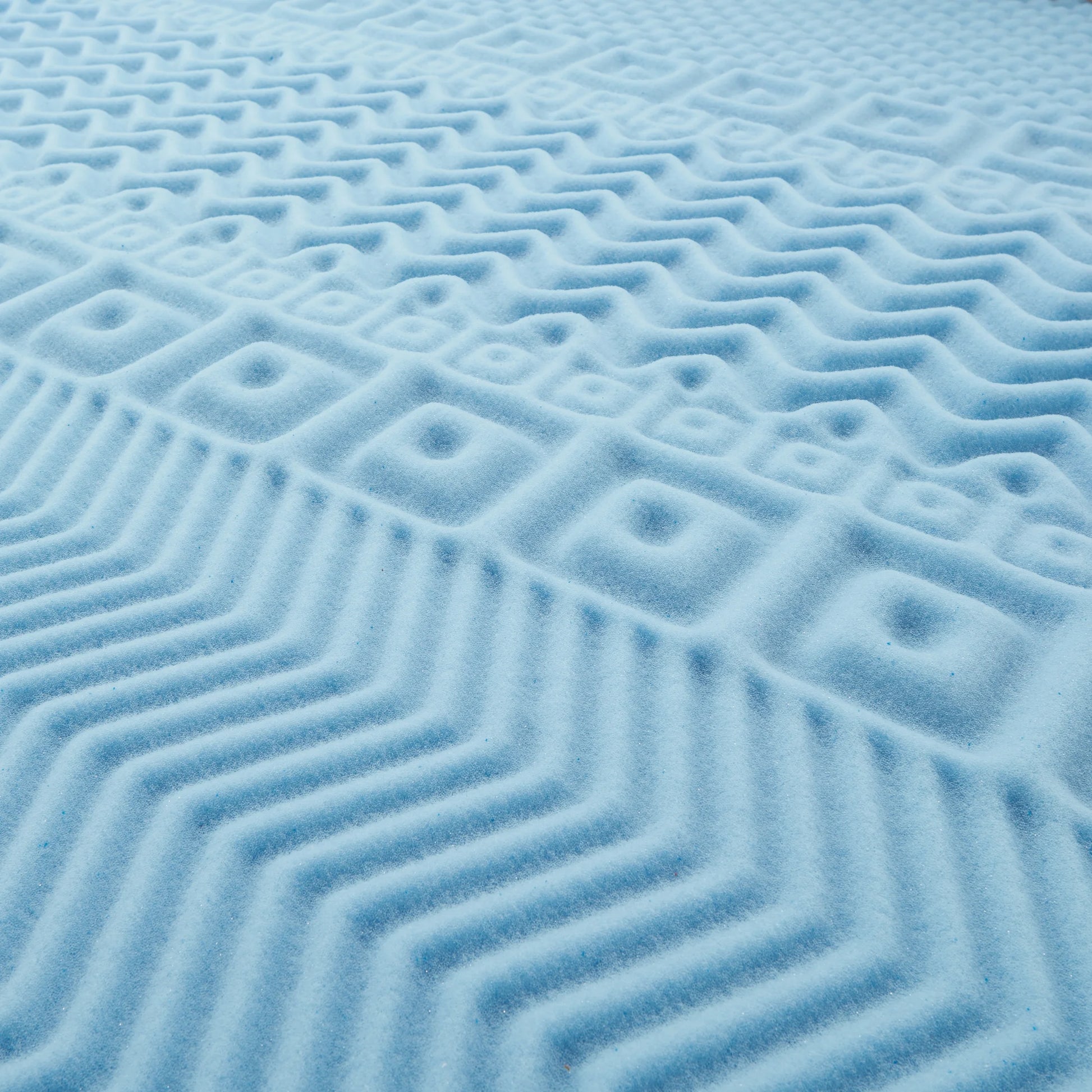 1.5” 7-Zone Reversible Memory Foam Mattress Topper, Queen