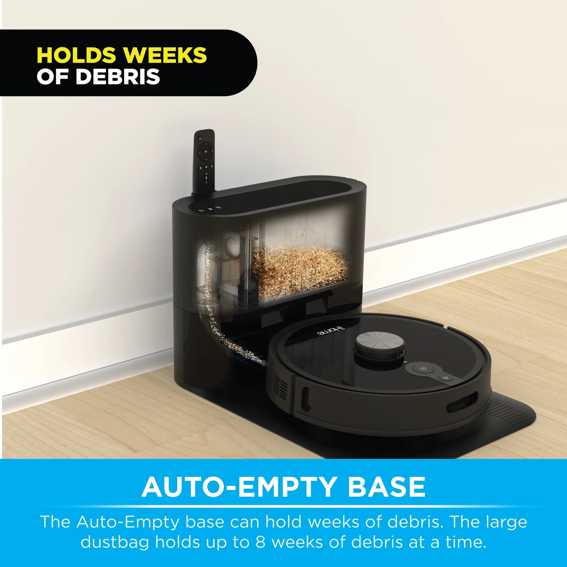Autovac Nova S1 Pro Self Empty Robot Vacuum, LIDAR Mapping, 150 Min Runtime, Strong Suction, New