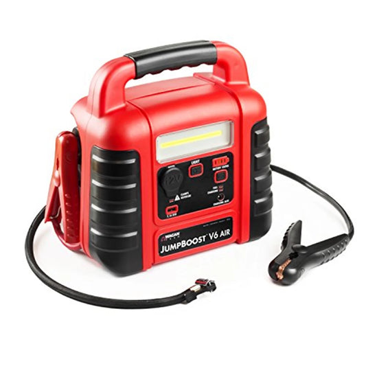 Jumpboost V6 Air Automotive Jump Starters with Air Compressor and LED Worklight, 12.5 Lbs
