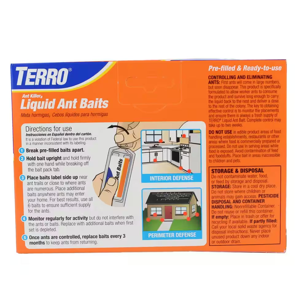 Indoor Liquid Ant Killer Baits (6-Count)