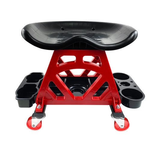 Heavy Duty Red and Black Detailing Seat 1 Set Pack