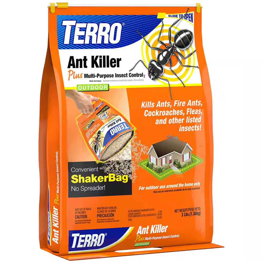 3 Lb. Outdoor Ant Killer plus Multi-Purpose Insect Control Granules Shaker Bag