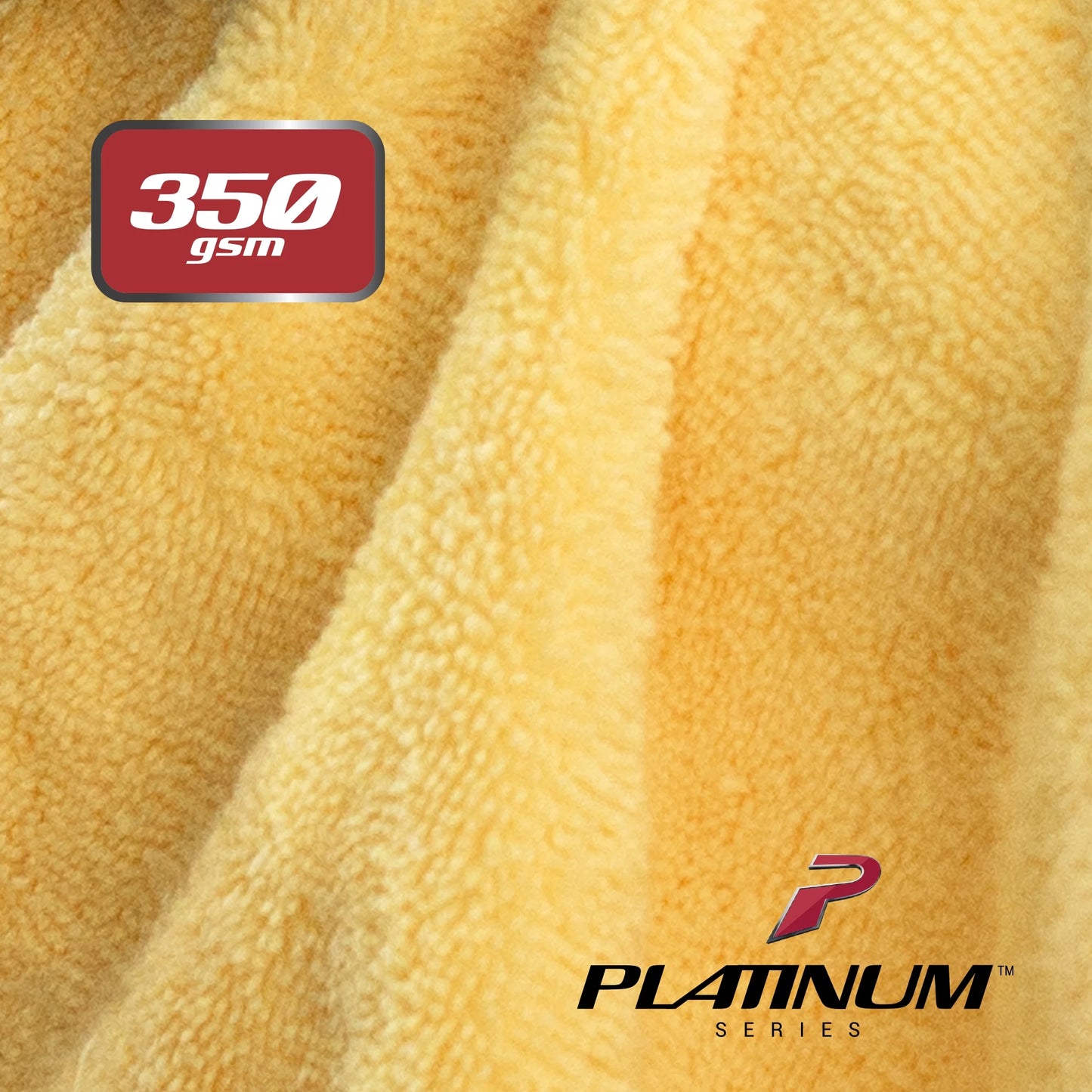 Heavy Duty Multi-Purpose Microfiber Detailing Towel, Dust Cloth, 40 Pack, Yellow